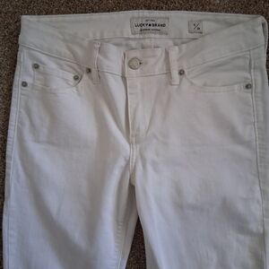 Lucky Brand Women's White Jeans - Lolita Crop 6/28